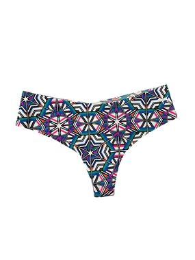 NWT PINK Victoria's Secret No-Show Thong Panty in White/Black/Purple/Pink/Blue